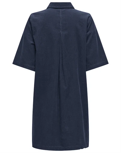 Only - ONLGry-Nessa Cord Kjole - Navy Blazer